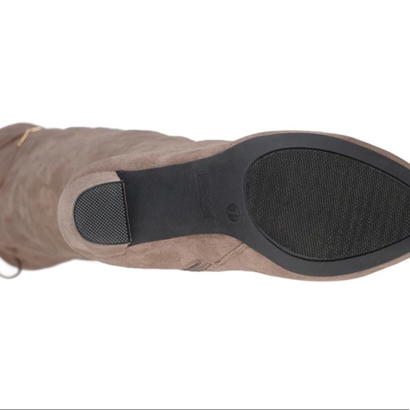 Journee Collection Shoes Journee Collection Faux Suede Thigh High